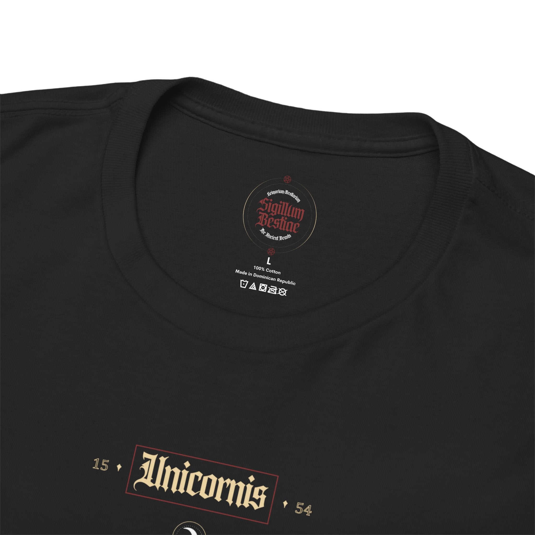 Unicornis Heavy Cotton Tee - Purity is born from blood - Mythical Unicorn Lover Shirt