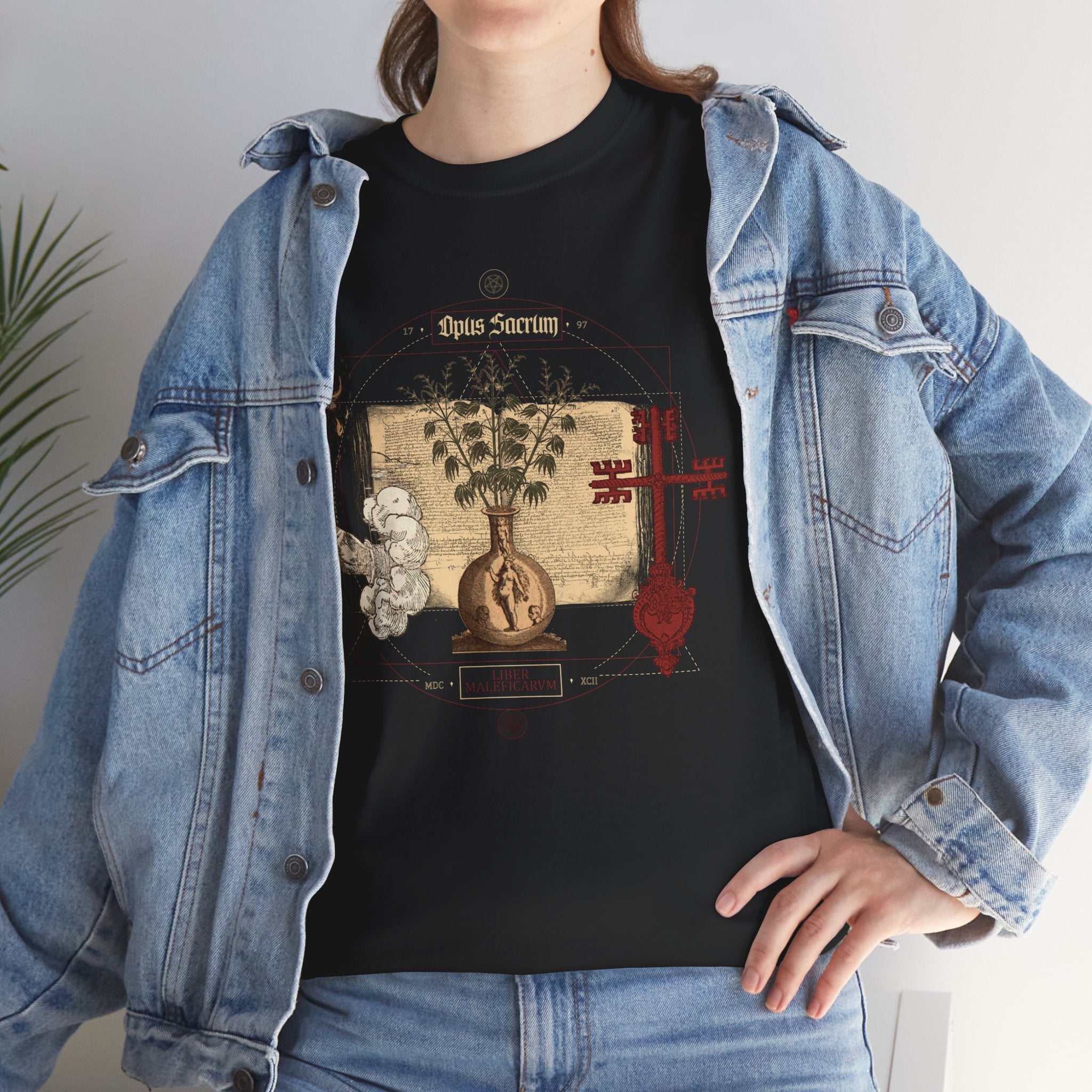 Mystical Tee with 'Opus Sacrum' Design