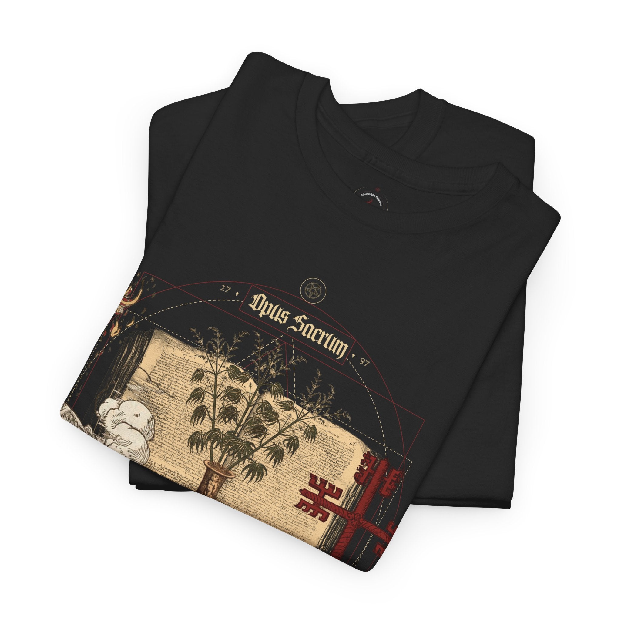 Mystical Tee with 'Opus Sacrum' Design