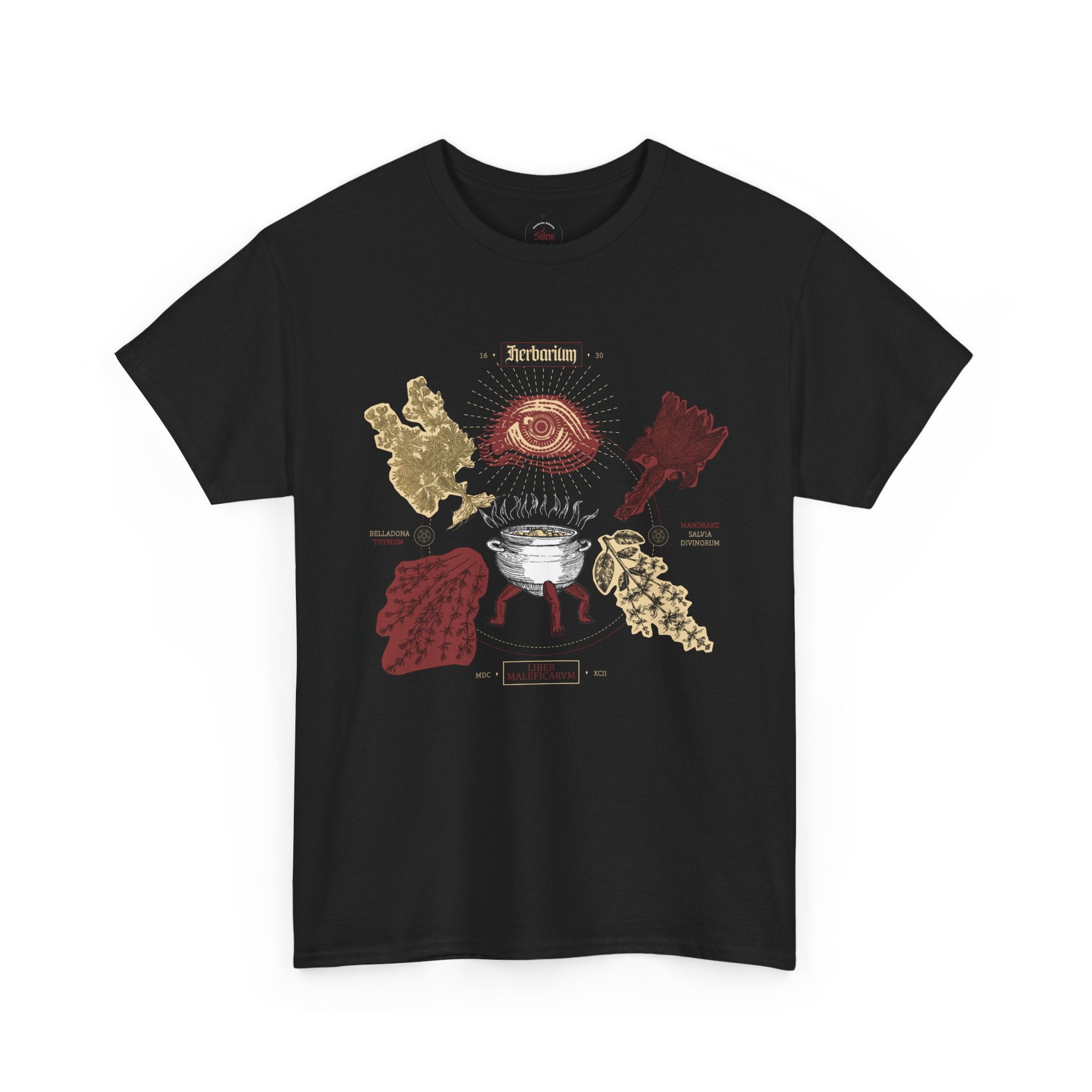 Dark Botanical Unisex Tee - Herbarium Collection