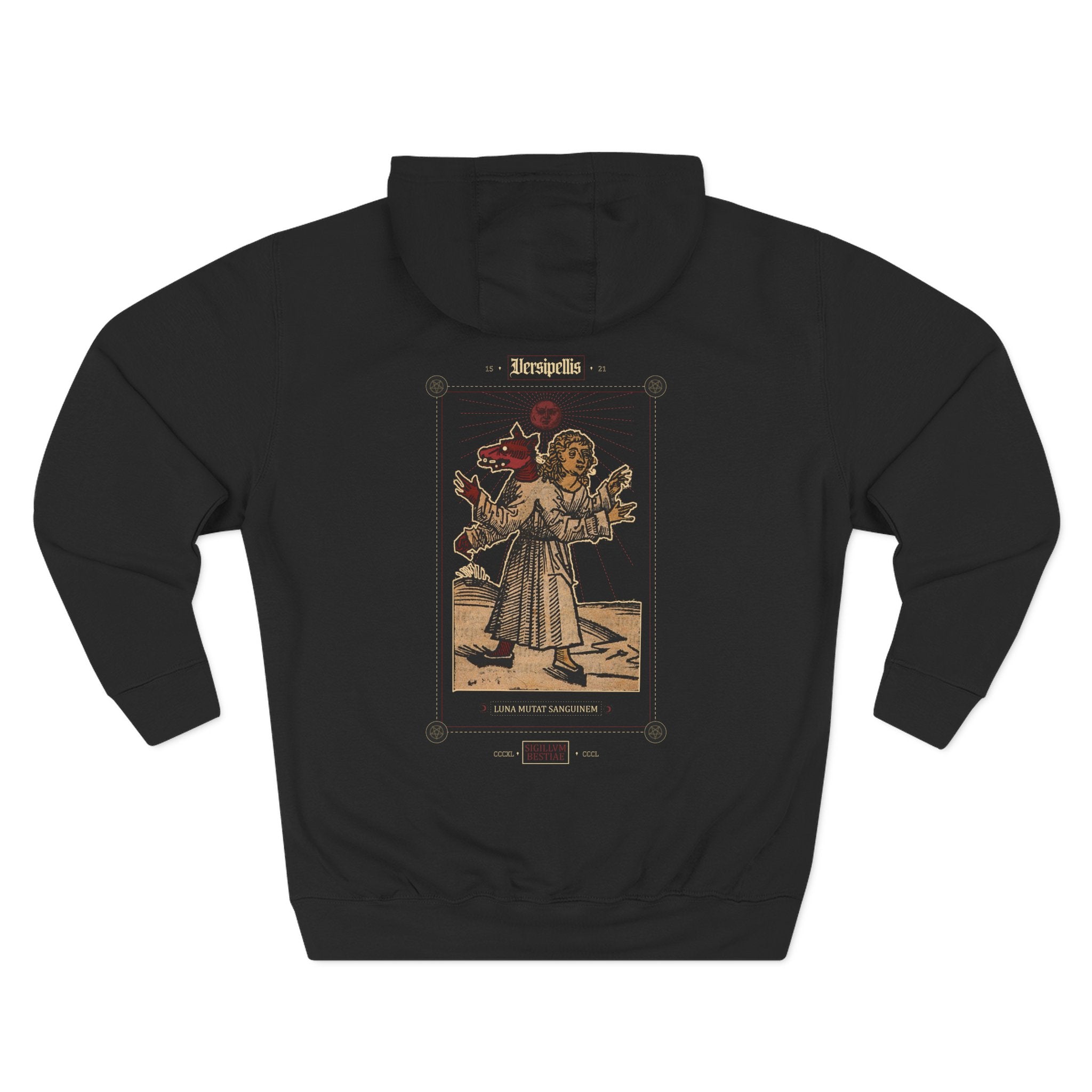 Werewolf Gothic Fleece Hoodie