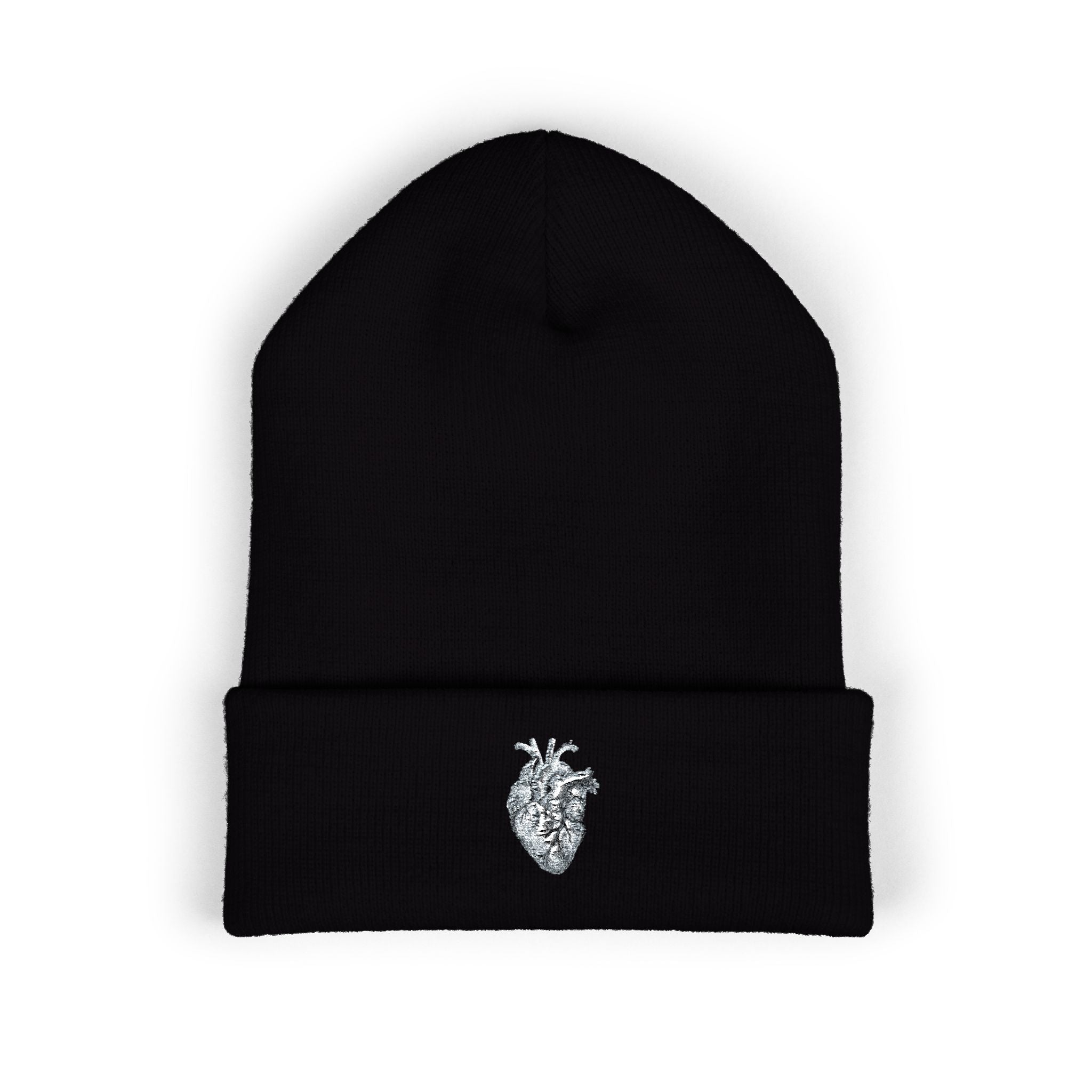 Heart Embroidered Beanie