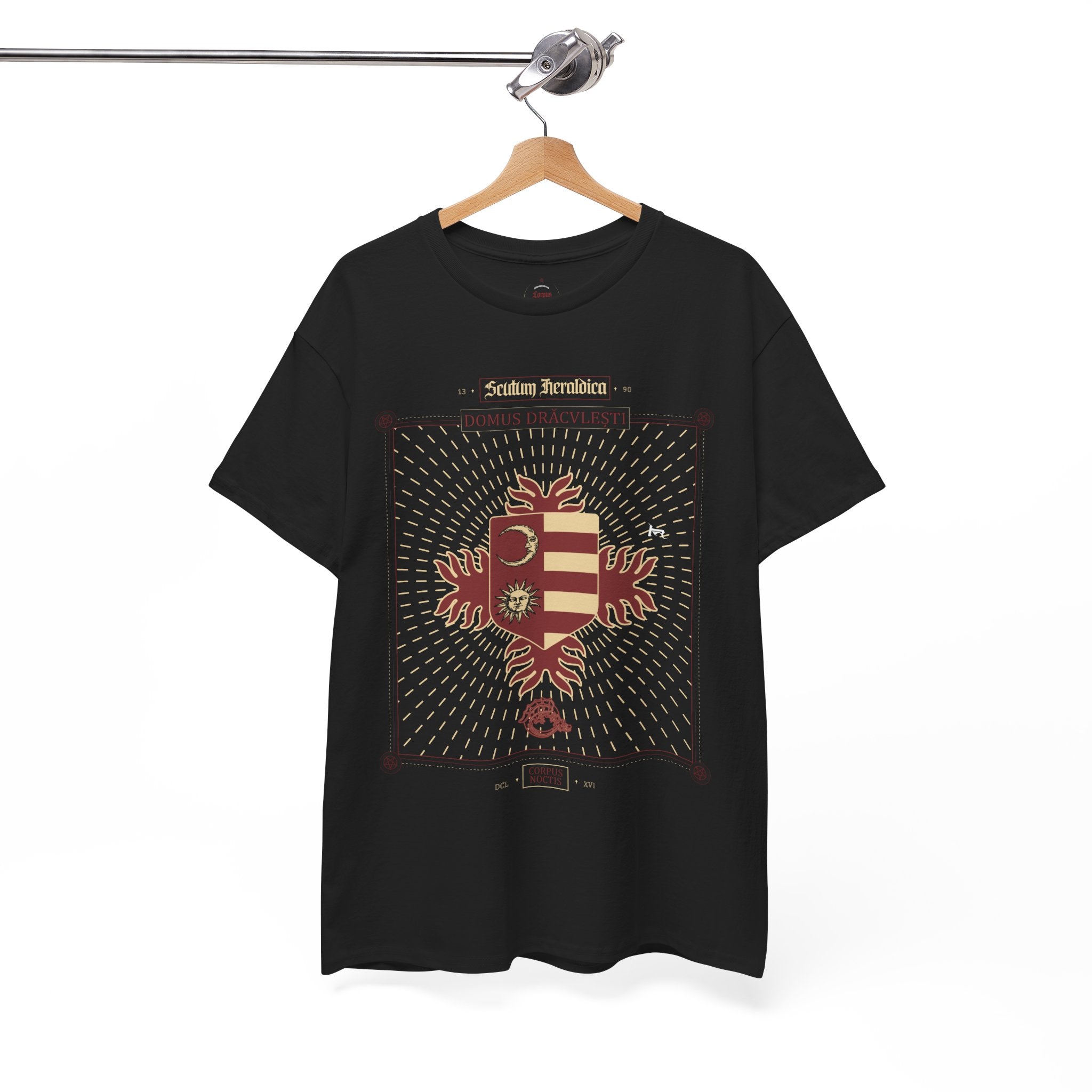 Dragon Shield Unisex Tee - Sigillum Draconis Medieval Oath and Blood Symbol Shirt