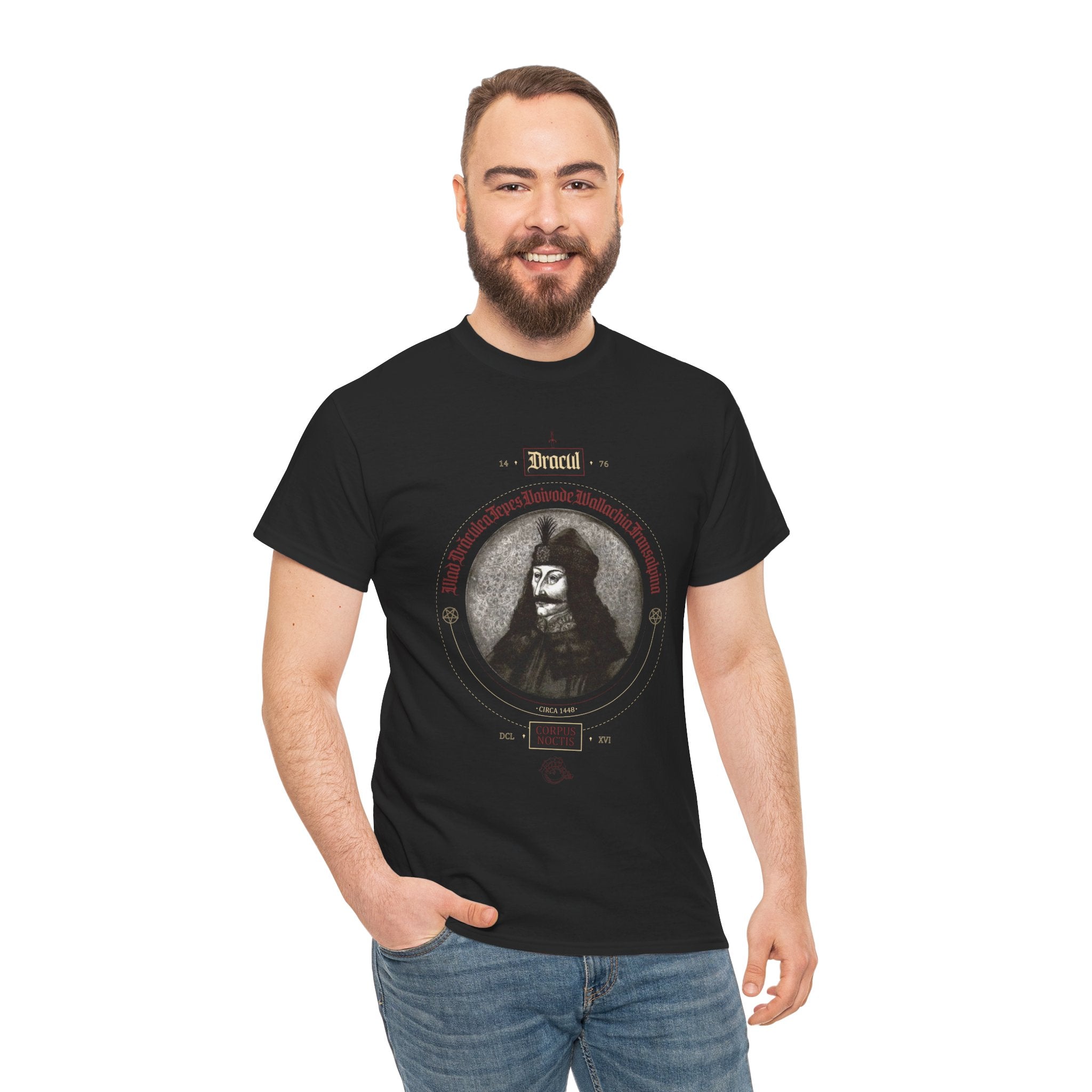 Dracul Unisex Tee - Order of the Dragon Gothic Vampire T-Shirt