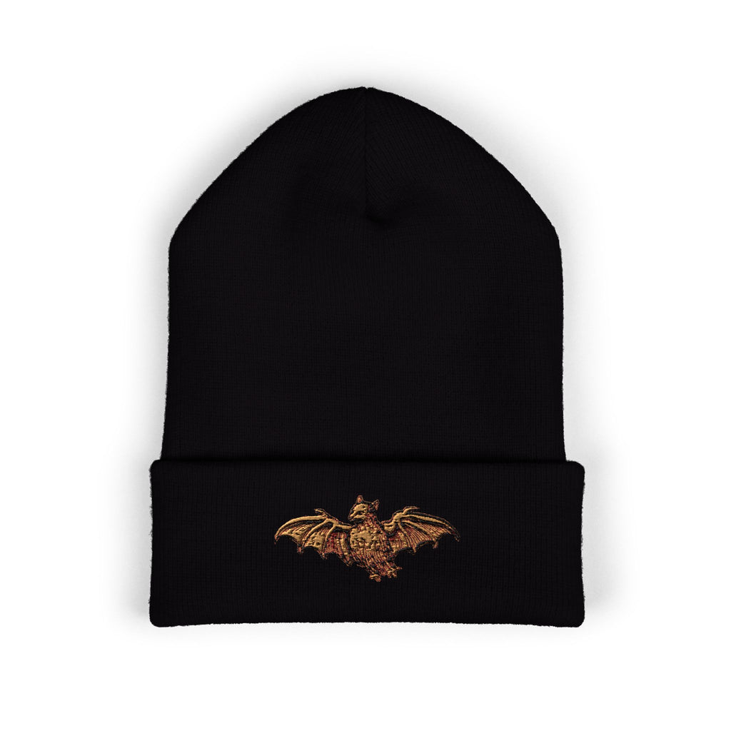 Occvlt Bat Sigil Beanie — Embroidered Twilight Guardian