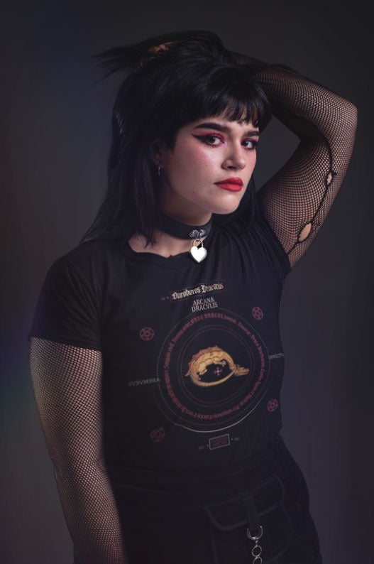 Ouroboros Unisex Tee - Alchemical Symbol of Unity and Renewal