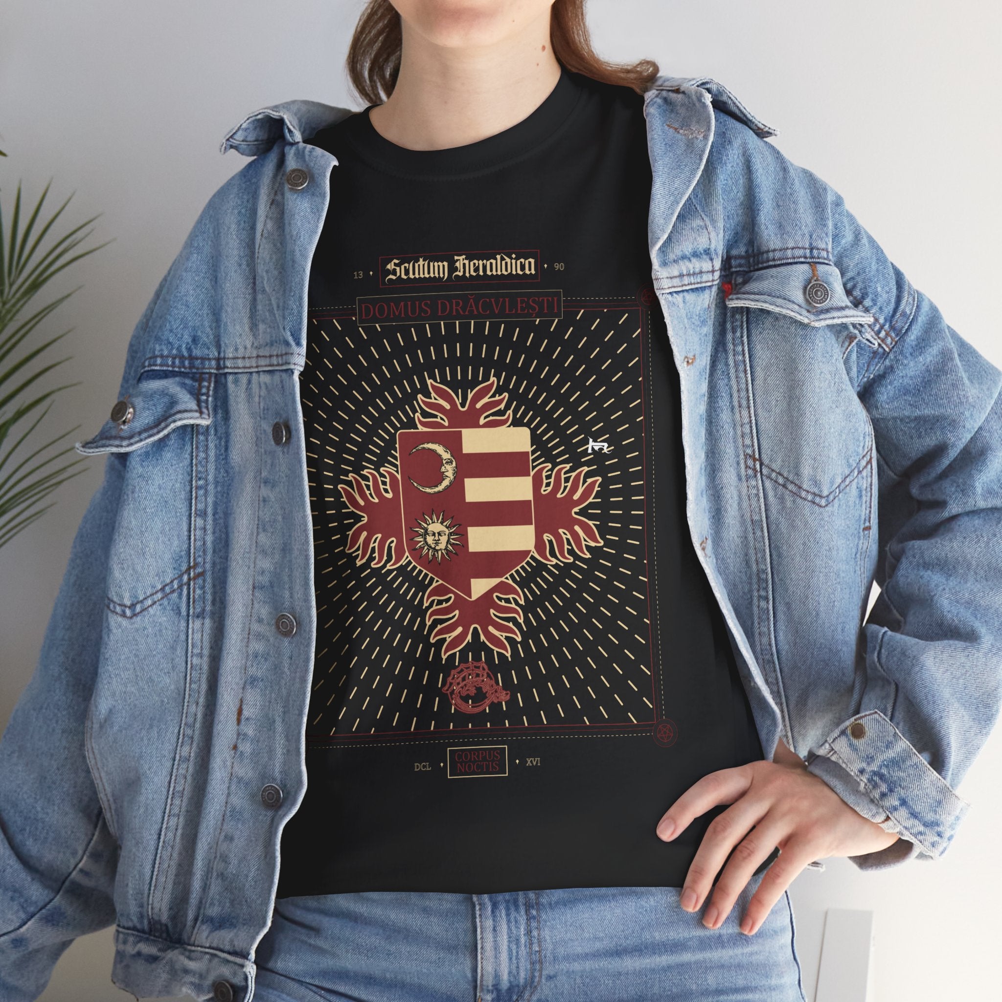 Dragon Shield Unisex Tee - Sigillum Draconis Medieval Oath and Blood Symbol Shirt