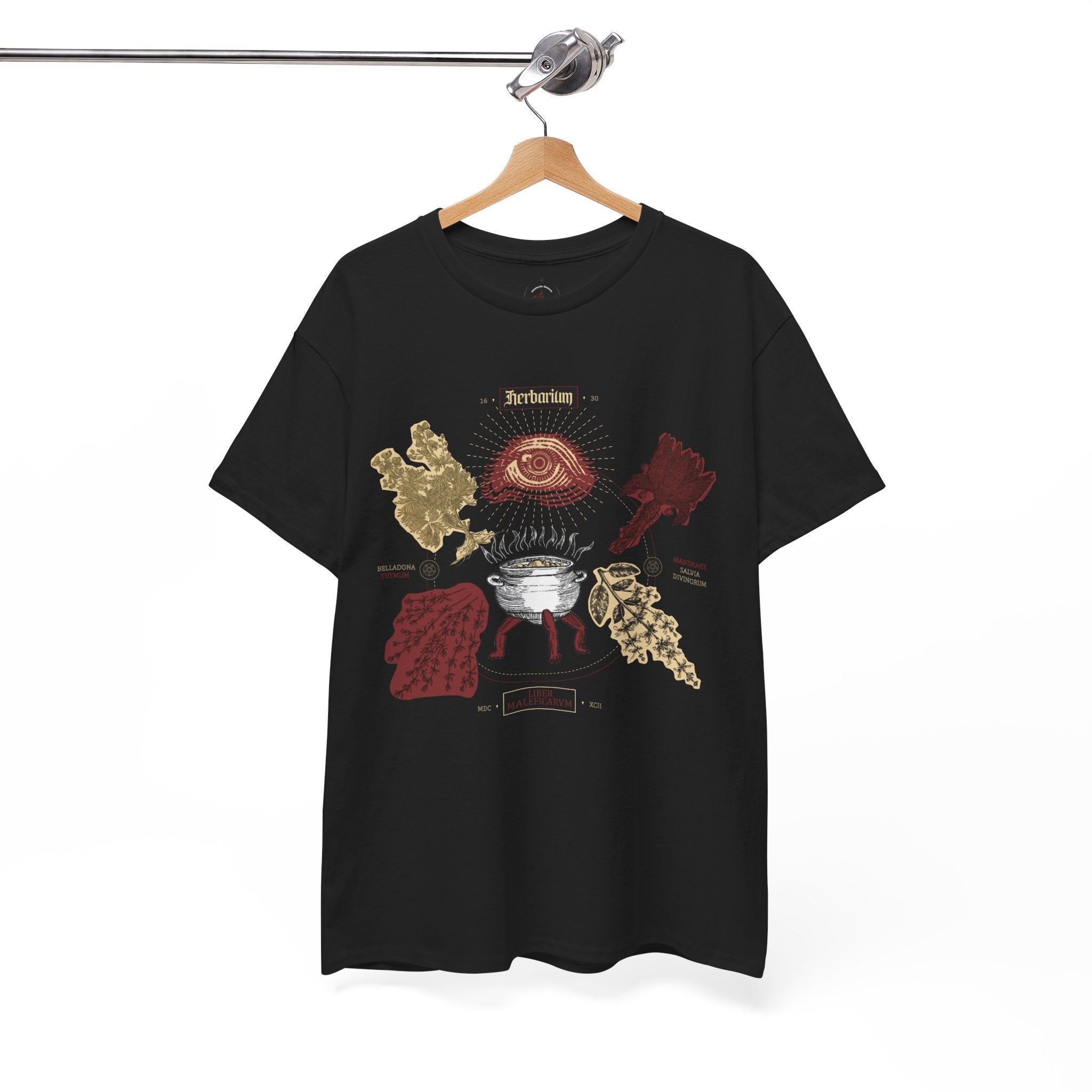 Dark Botanical Unisex Tee - Herbarium Collection