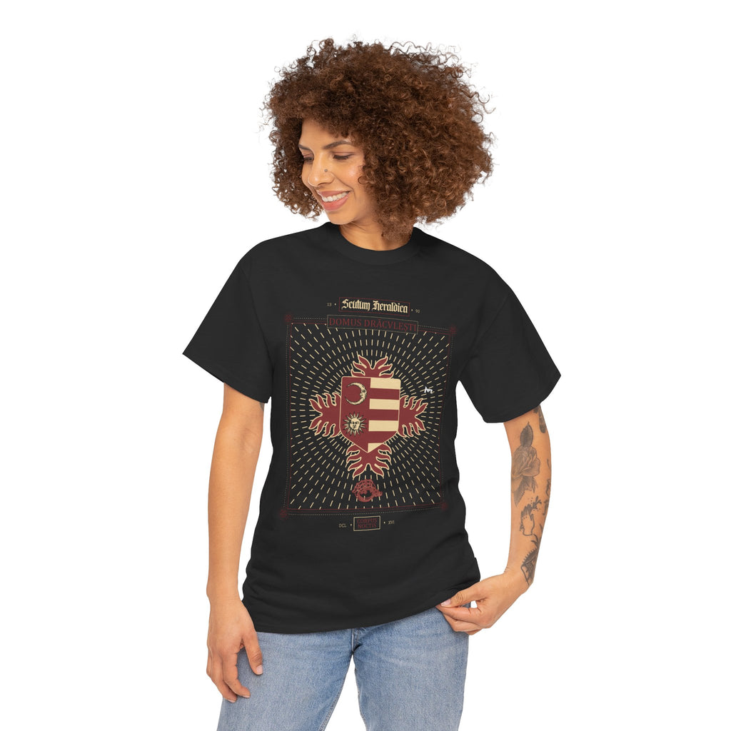 Dragon Shield Unisex Tee - Sigillum Draconis Medieval Oath and Blood Symbol Shirt