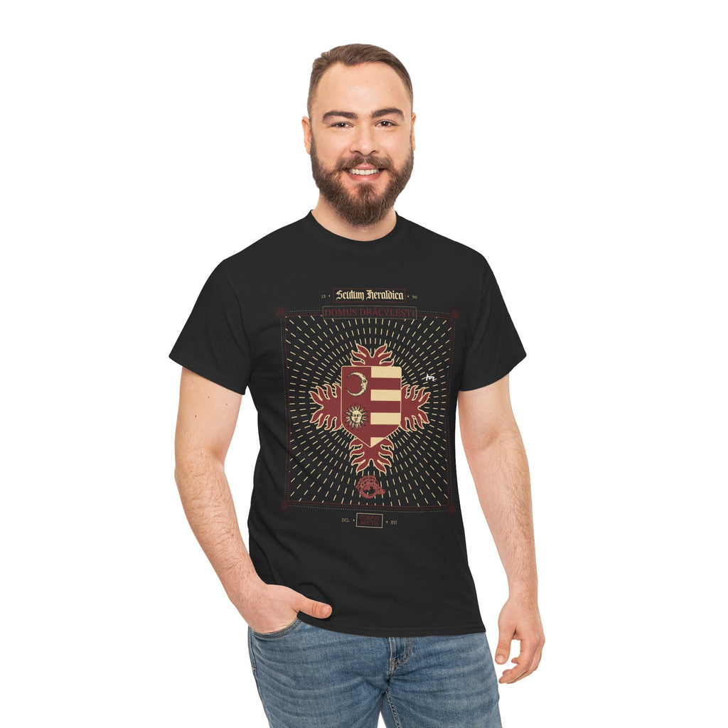 Dragon Shield Unisex Tee - Sigillum Draconis Medieval Oath and Blood Symbol Shirt