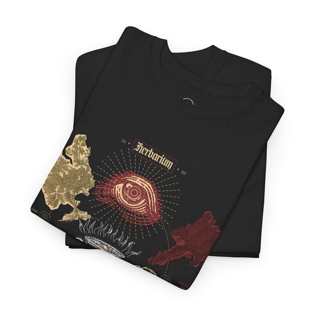 Dark Botanical Unisex Tee - Herbarium Collection