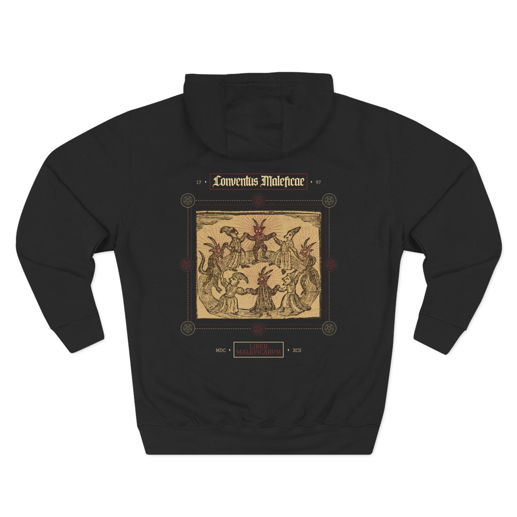 Conventus Maleficae Witchcraft Hoodie — Gothic Occult Fleece Pullover