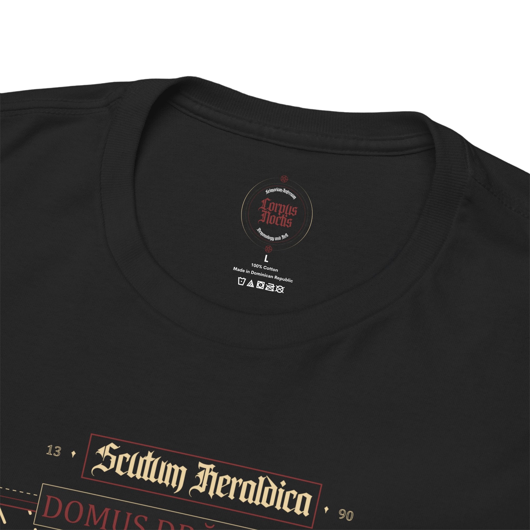 Dragon Shield Unisex Tee - Sigillum Draconis Medieval Oath and Blood Symbol Shirt