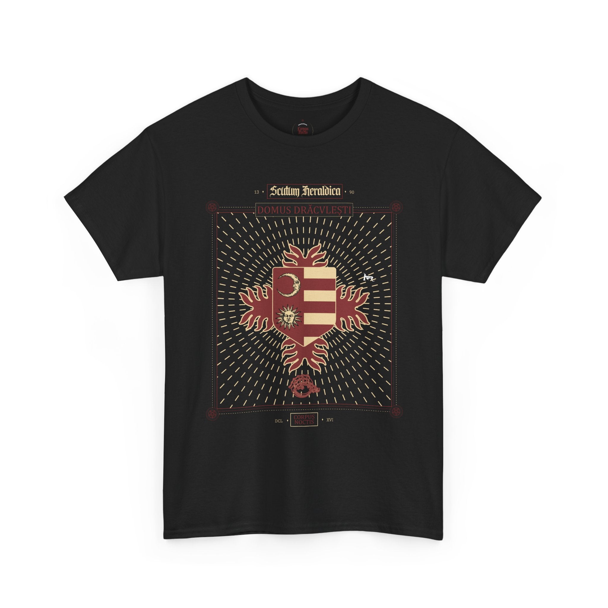 Dragon Shield Unisex Tee - Sigillum Draconis Medieval Oath and Blood Symbol Shirt